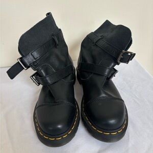 Dr. Martens Kristy Boots Leather Black Women Size 5 Eu 36